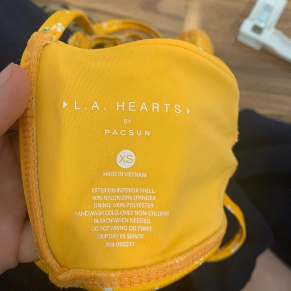 Yellow orange PacSun bikini top - Picture 2 of 2